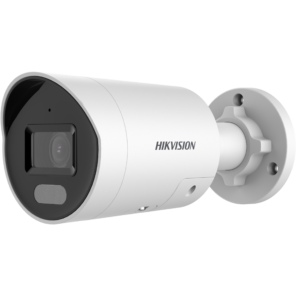 hikvision ds 2cd2047g2h liu/sl 4 mp smart hybrid light with colorvu fixed mini bullet network camera