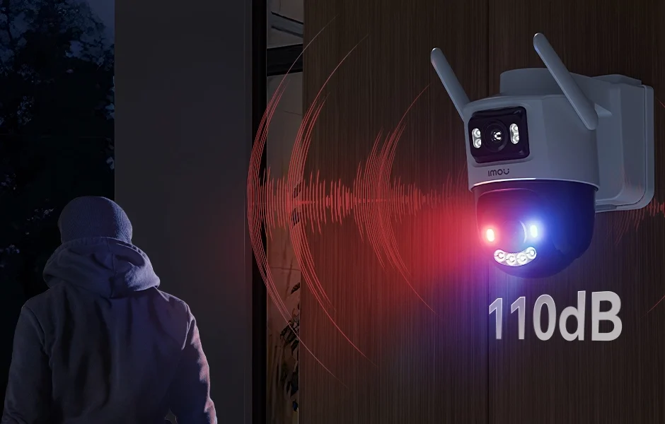 gstackit Scare Off Intruders with Lights and Siren.