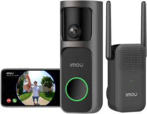 IMOU Doorbell 3 Kit black 4MP smart video doorbell with chime
