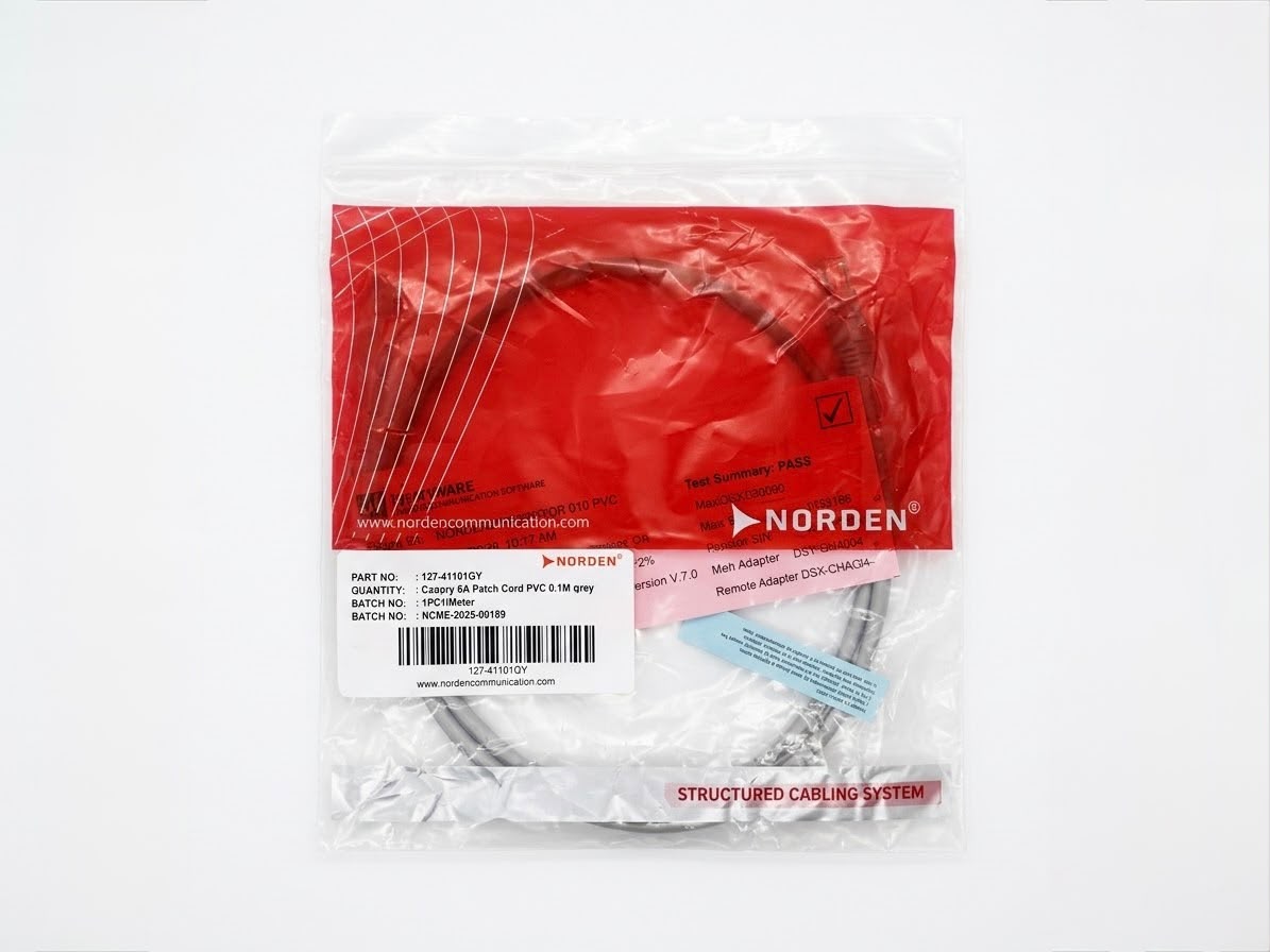 category 6a u/utp patch cord norden category 6a u/utp patch cord norden