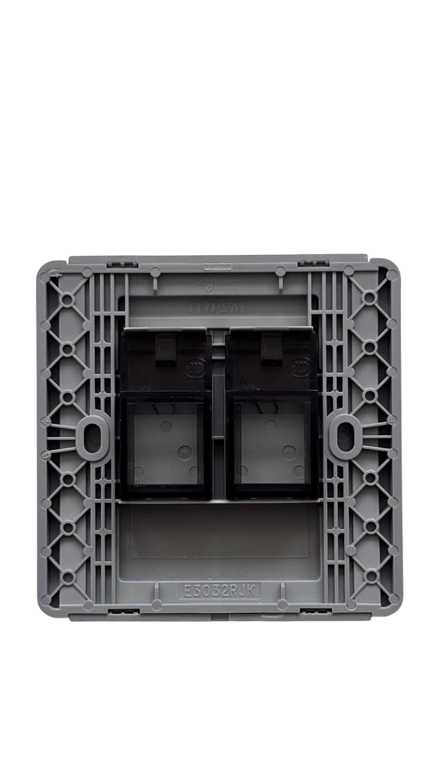Schneider Electric E3032RJK-GS 2 Gang Keystone Wall Plate Schneider Electric E3032RJK-GS 2 Gang Keystone Wall Plate